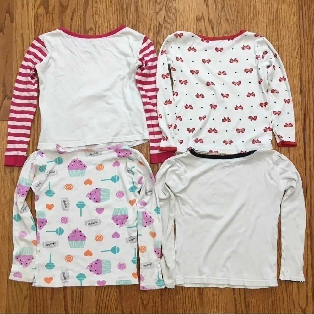 Carter's little girls cotton long sleeve sleep wear T-shirt
